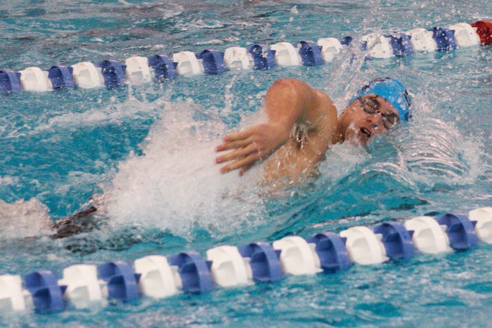 Shawnee Mission East's PJ Spencer cut down his 100-yard freestyle time by seven tenths on Tuesday, but is still two tenths shy of the 51.35 needed to qualify for state.