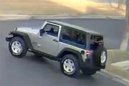 A security camera image of the car associated with the incidents.