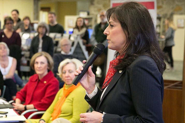 Rep. Melissa Rooker at a legislative forum earlier this year.