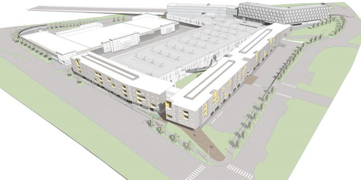 A rendering of how the Gateway development will look.