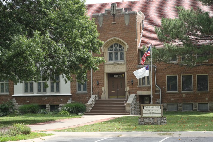 Overland Park Presbyterian church just off downtown Overland Park.
