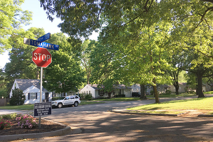 After years of discussions, traffic calming measures are coming to Tomahawk Road between Nall and Roe.