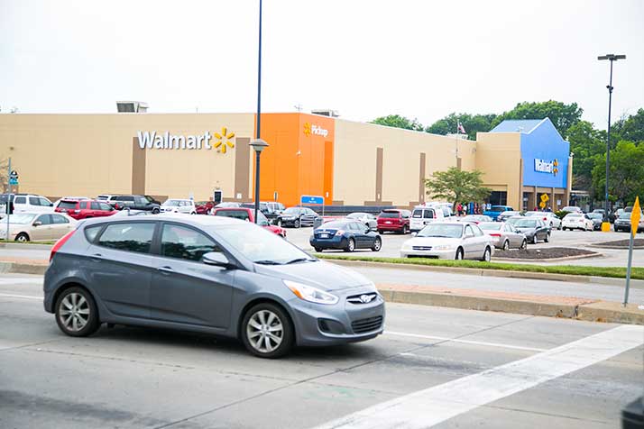 Roe Blvd. is currently a major barrier for pedestrians in Overland Park.