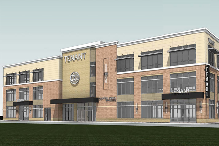 A rendering of the proposed building approved for industrial revenue bond by the Lenexa City Council Tuesday.