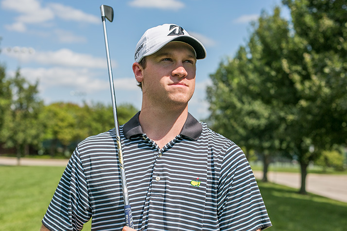 Connor Knabe says being a pro golfer has "kind of been a dream of mine my whole life."