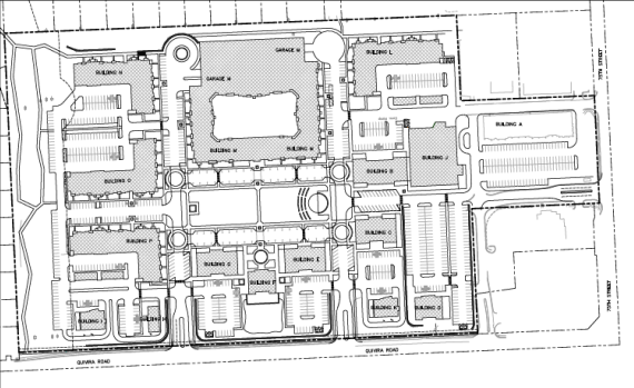 A map of the proposed public finance incentives district.