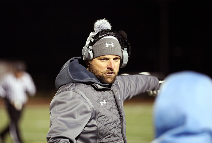 Friday's game against Blue Valley North was Delaney's last leading the Lancers.