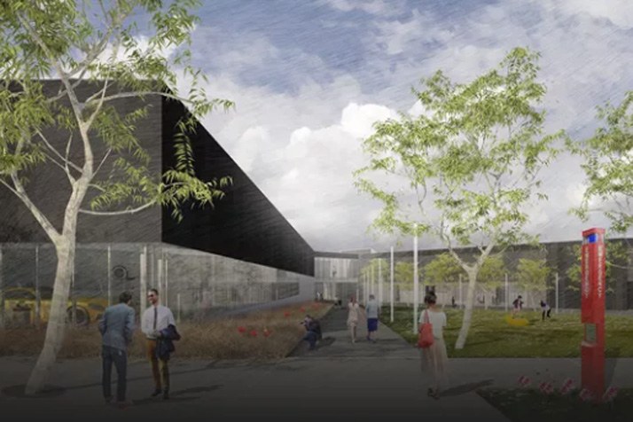 A rendering of part of the coming JCCC renovations.