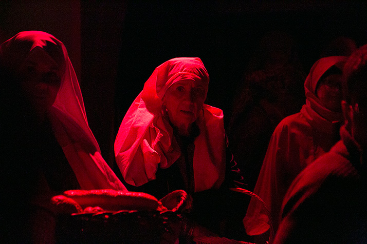 A woman in the Jerusalem marketplace.