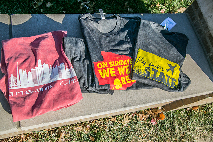 Sunflower State Apparel features designs that promote KC and the midwest.