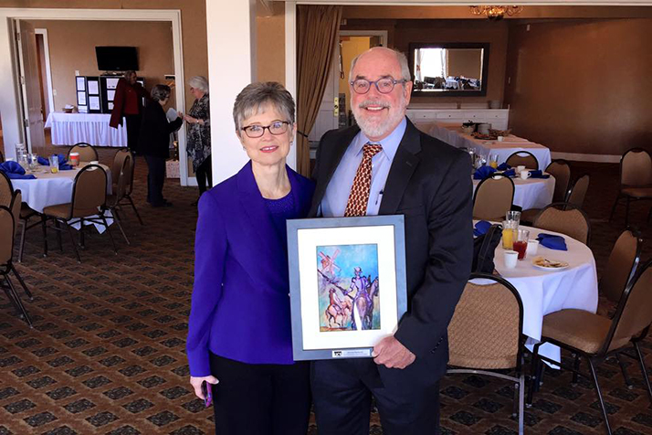Hannes Zacharias received United Community Services of Johnson County's 2015 Distinguished Public Service award. Photo via Facebook.