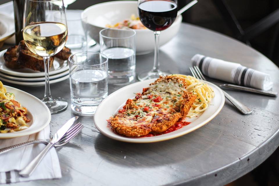 The Chicken Parmigiana at Urban Table.