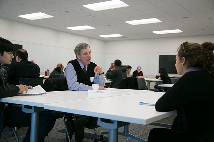 Shawnee Mission students had the chance to sit down with professional engineers and ask them about their careers.