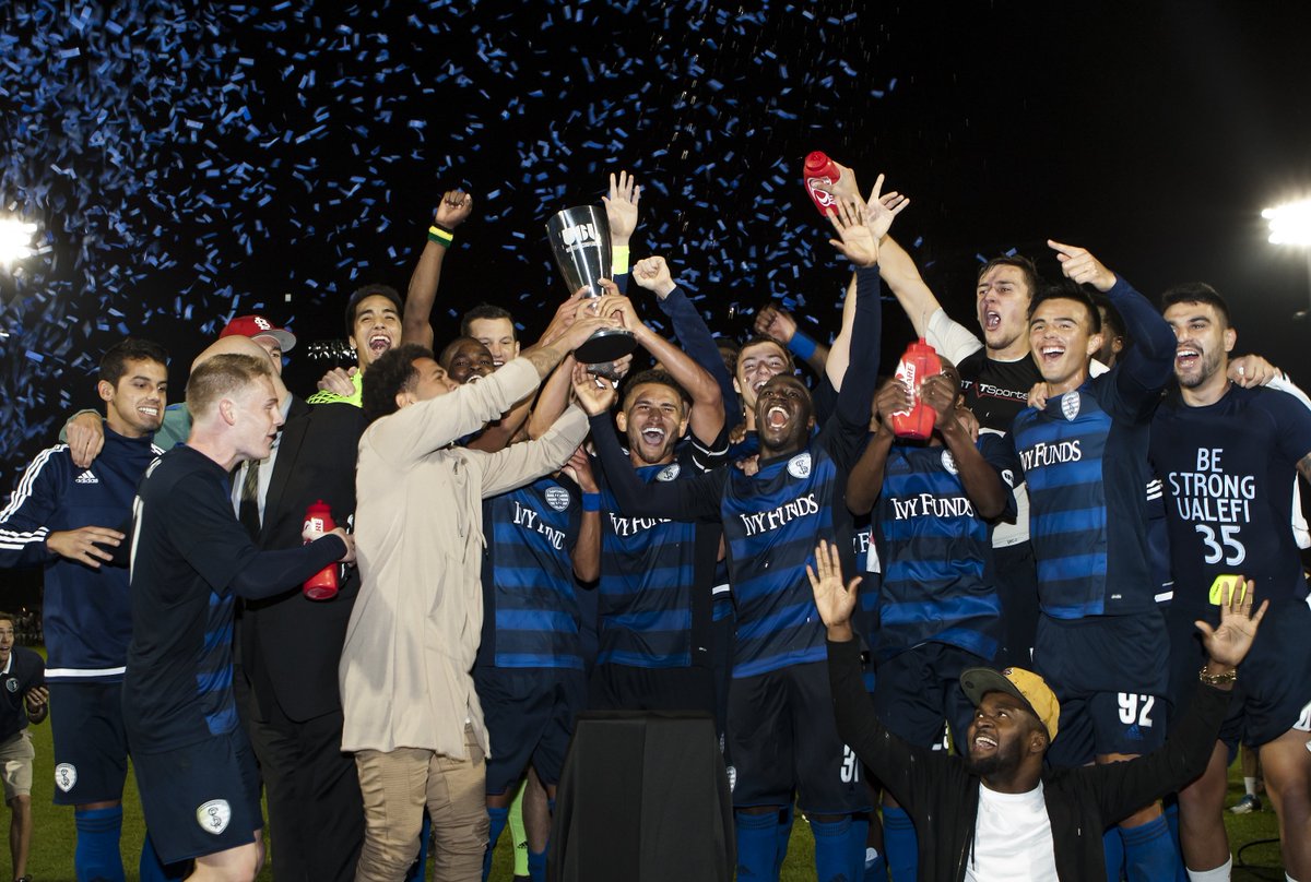 The Rangers have won the USL Western Conference championship their first two years. Photo via Twitter.