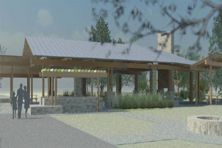 R Park pavilion shelter