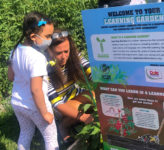 SuperintendentMichelle Hubbard gardening