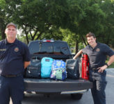 PV Back to School with a firefighter